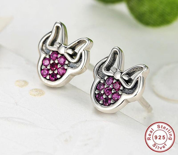 Sterling Silver Mickey Earrings