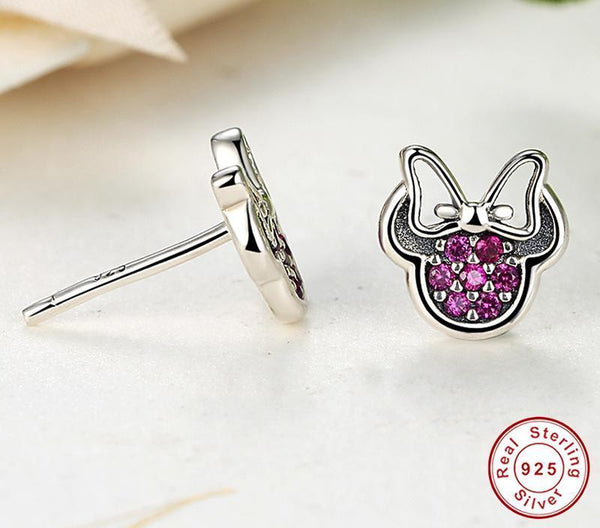 Sterling Silver Mickey Earrings