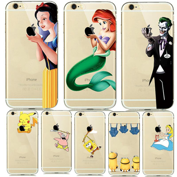 Cartoon Clear Phone Case