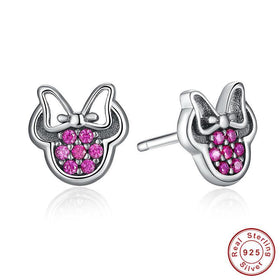 Sterling Silver Mickey Earrings