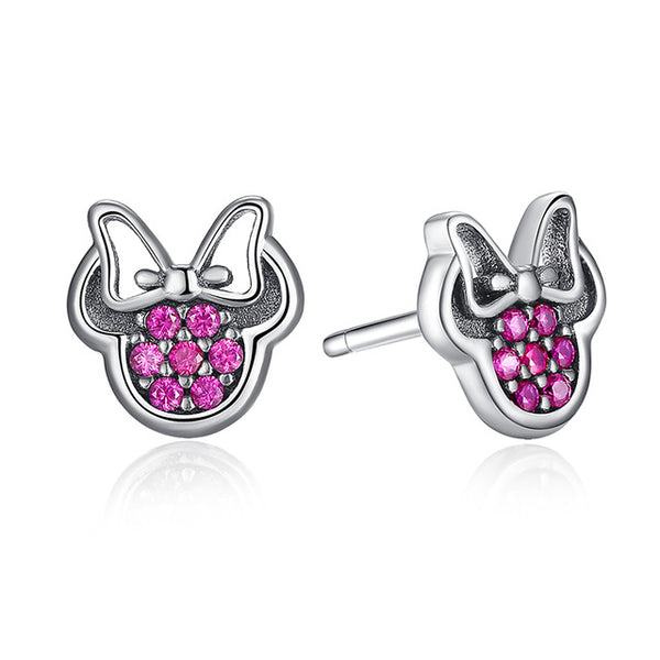 Sterling Mickey Stud Earrings