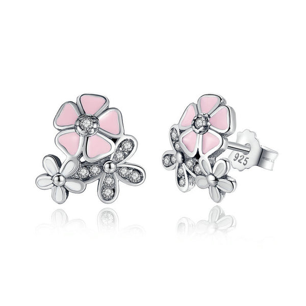 Sterling Mickey Stud Earrings