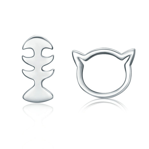 Sterling Mickey Stud Earrings