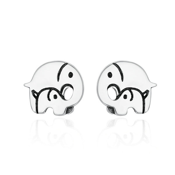 Sterling Mickey Stud Earrings