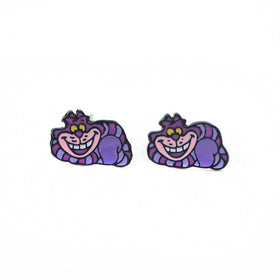 Alice and Cheshire Cat Stud Earrings